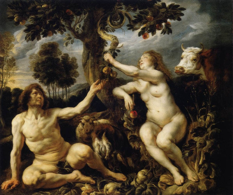 The Fall of Man by Jacob Jordaens — Oil Painting Reproduction