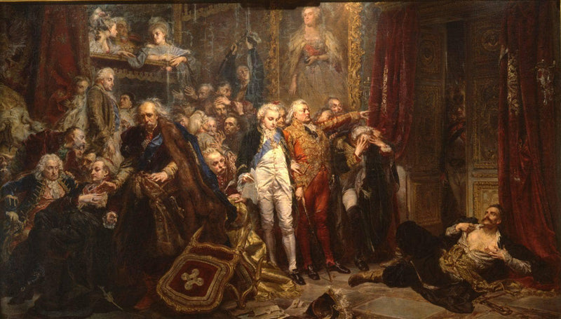 The Fall of Poland by Jan Matejko — Oil Painting Reproduction