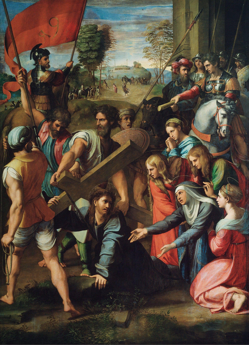 The Fall on the Road to Calvary by Raphael — Oil Painting Reproduction