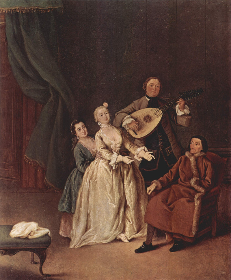 The Family Concert by Pietro Longhi — Oil Painting Reproduction