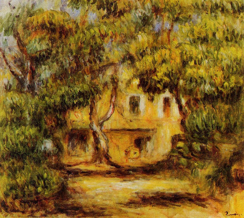 The Farm at Collettes by Pierre-Auguste Renoir — Oil Painting Reproduction