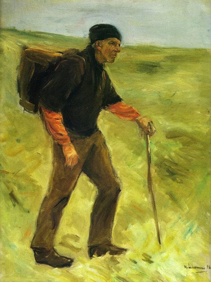 The farmer by Max Liebermann — Oil Painting Reproduction