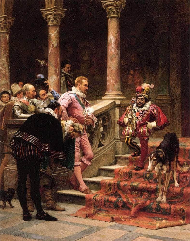 The favourite of the king by Eduardo Zamacois — Oil Painting Reproduction