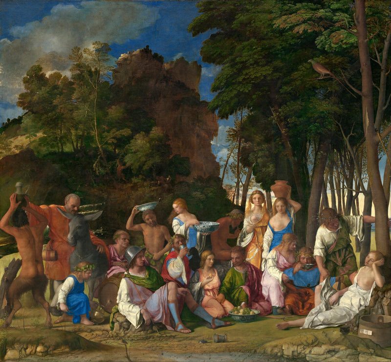 The Feast of the Gods by Titian — Oil Painting Reproduction