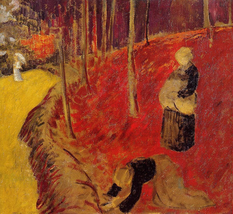 The Fern Harvesters in the Boid d'Amour at Pont Aven by Paul Serusier — Oil Painting Reproduction