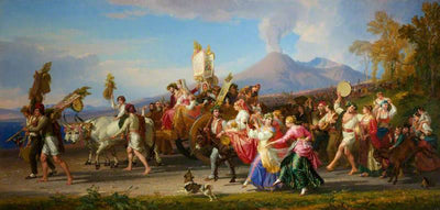The Festa of the Madonna dell'Arco at Naples in kitchen