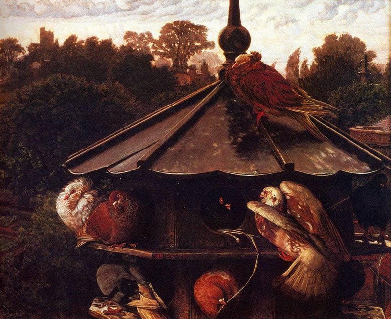 The Festival of St. Swithin or The Dovecote by William Holman Hunt — Oil Painting Reproduction