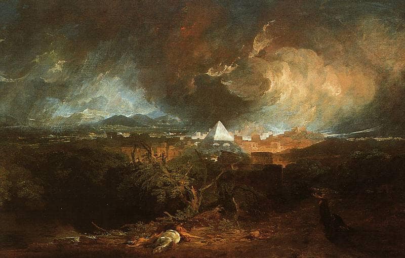 The Fifth Plague of Egypt by J.M.W. Turner — Oil Painting Reproduction