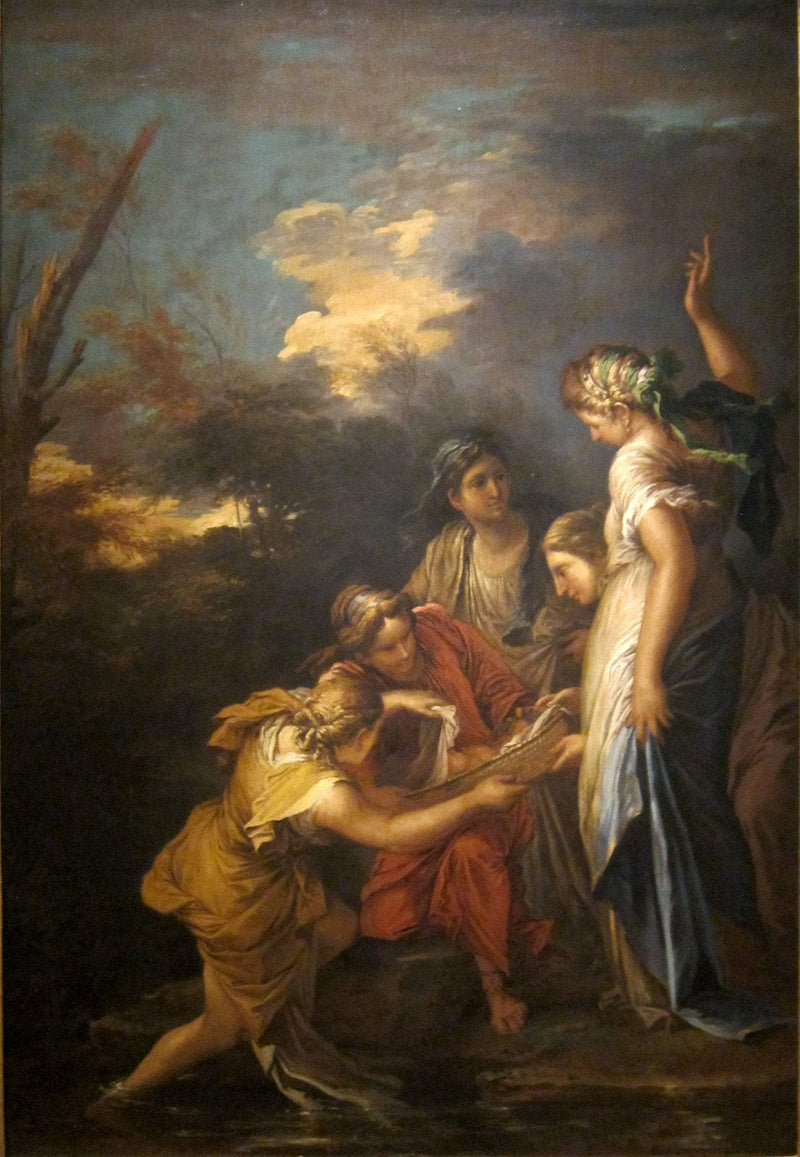 The Finding of Moses by Salvator Rosa — Oil Painting Reproduction
