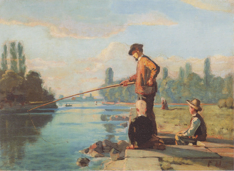 The fisherman by Ferdinand Hodler — Oil Painting Reproduction