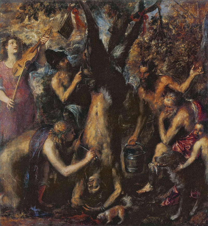 The Flaying of Marsyas by Titian — Oil Painting Reproduction