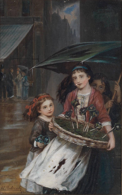 The flower sellers in dining room