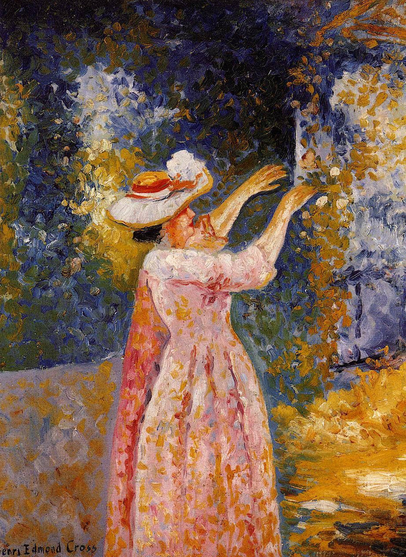 The Flowered Column by Henri-Edmond Cross — Oil Painting Reproduction