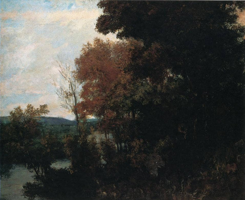 The Forest Edge by Gustave Courbet — Oil Painting Reproduction