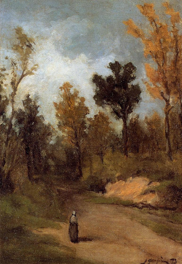 The Forest Path by Paul Gauguin — Oil Painting Reproduction