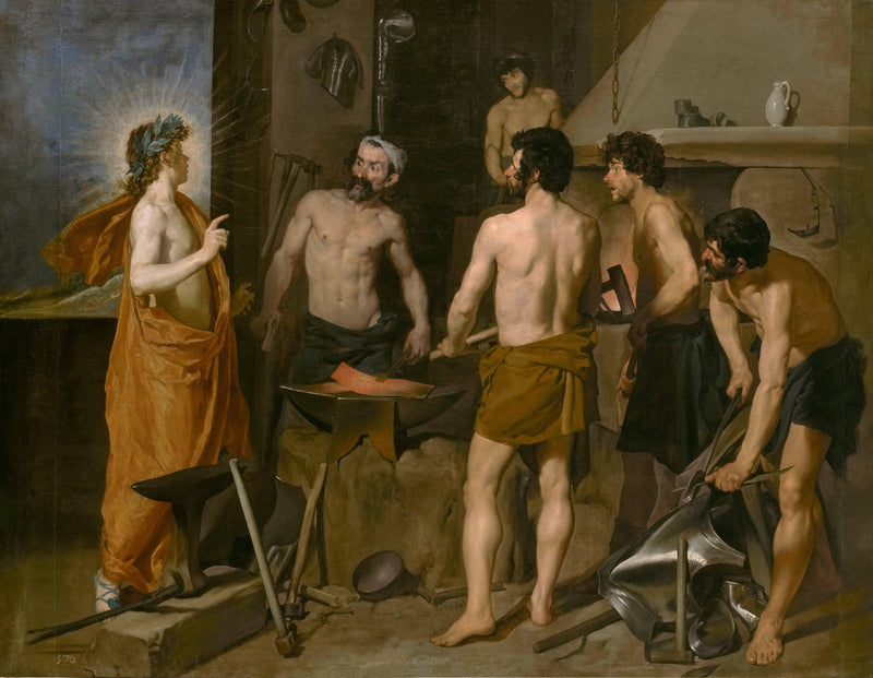 The Forge of Vulcan by Diego Velazquez — Oil Painting Reproduction