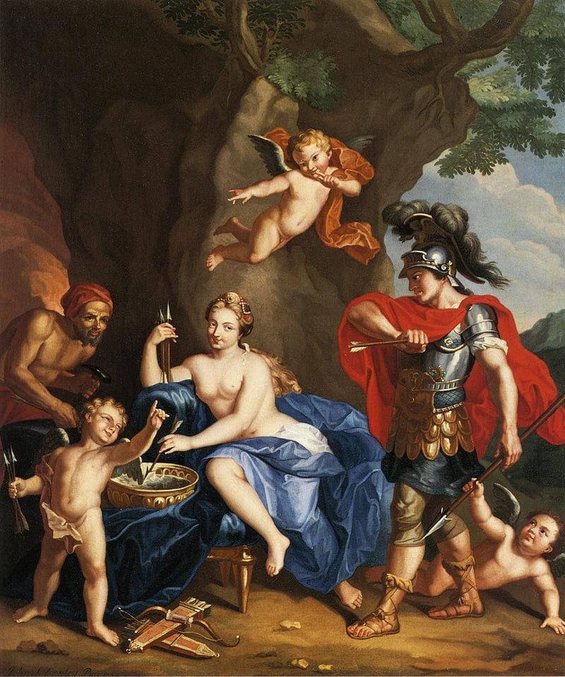 The Forge of Vulcan by John Singleton Copley — Oil Painting Reproduction