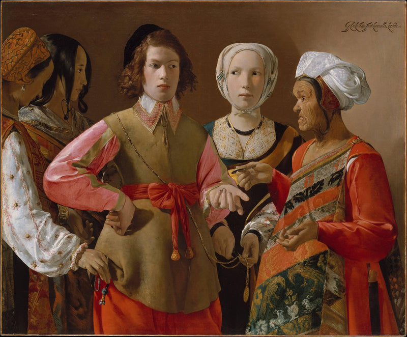 The Fortune-Teller by Georges de la Tour — Oil Painting Reproduction