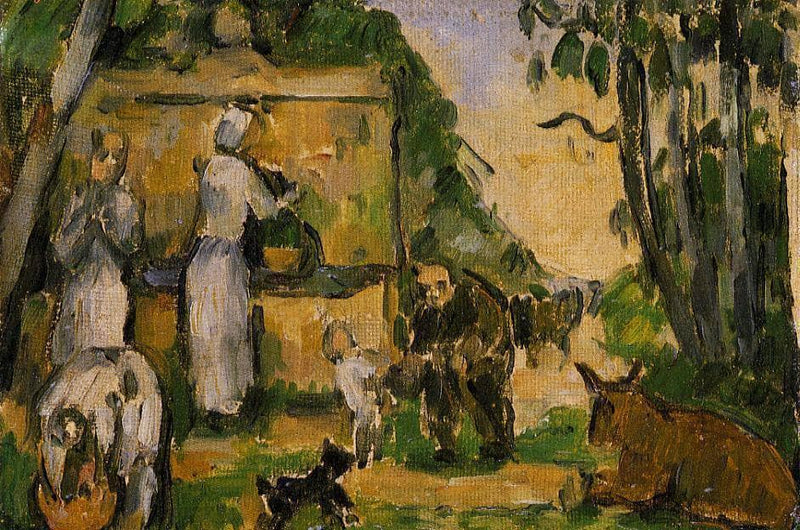 The Fountain by Paul Cezanne — Oil Painting Reproduction