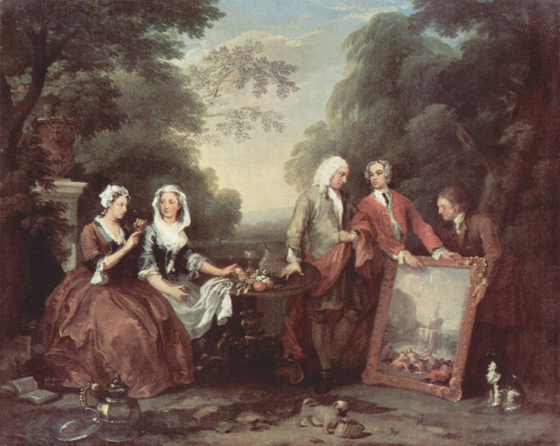 The Fountaine Family by William Hogarth — Oil Painting Reproduction