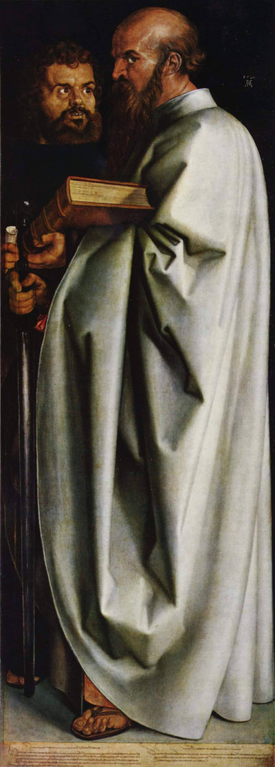 The Four Apostles, right panel - St. Mark and St. Paul in master bedroom