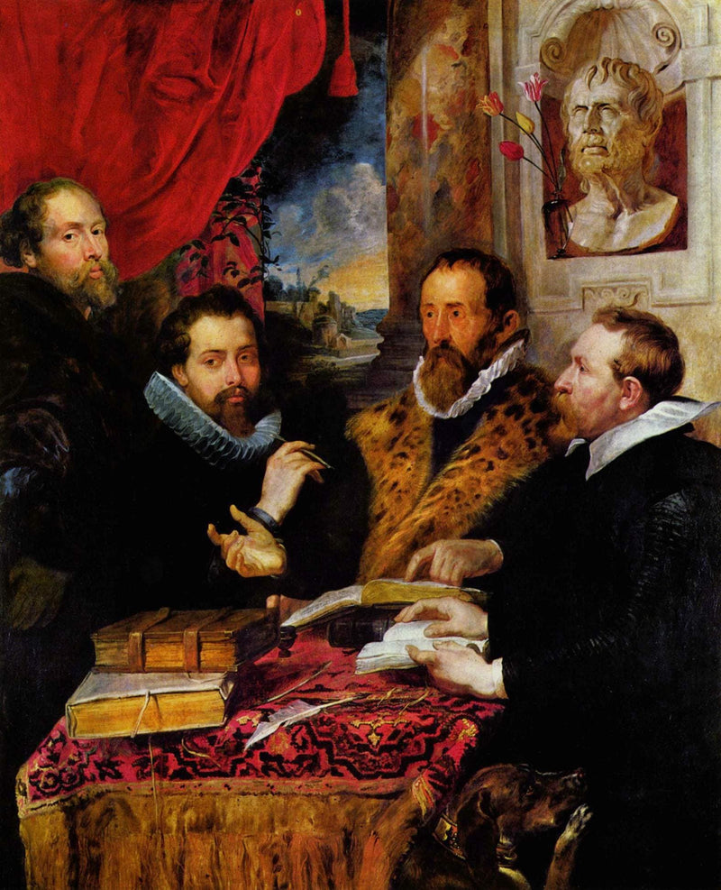 The Four Philosophers by Peter Paul Rubens — Oil Painting Reproduction