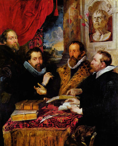 The Four Philosophers in bedroom