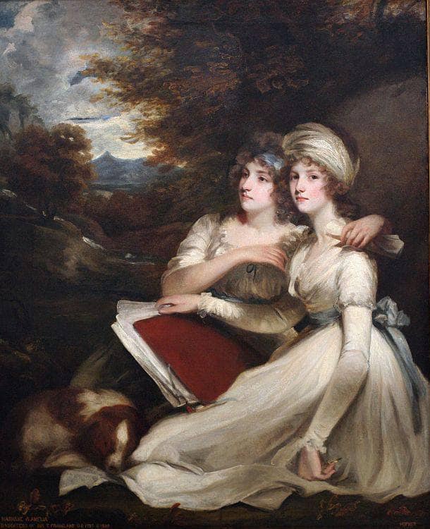 The Frankland Sisters by John Hoppner — Oil Painting Reproduction