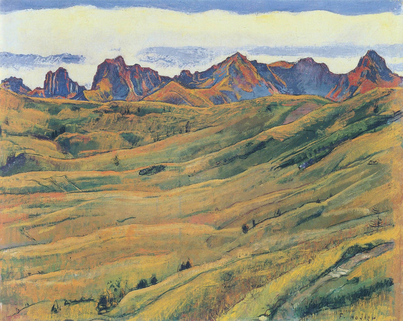 The Gantrisch by Ferdinand Hodler — Oil Painting Reproduction