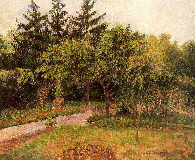 The Garden at Eragny by Camille Pissarro — Oil Painting Reproduction