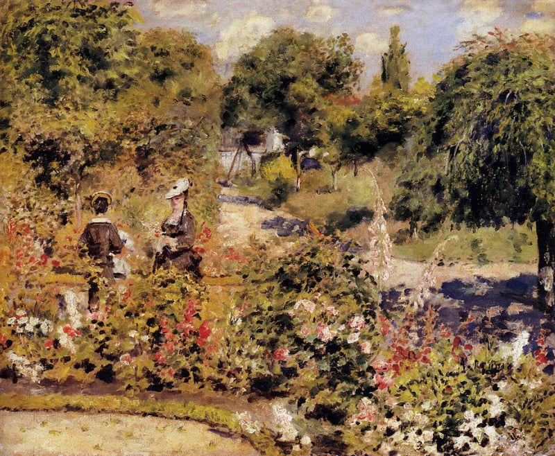 The Garden at Fontenay by Pierre-Auguste Renoir — Oil Painting Reproduction