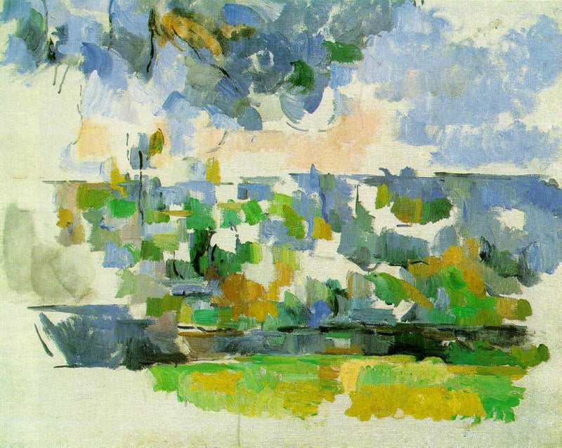 The Garden at Les Lauves by Paul Cezanne — Oil Painting Reproduction
