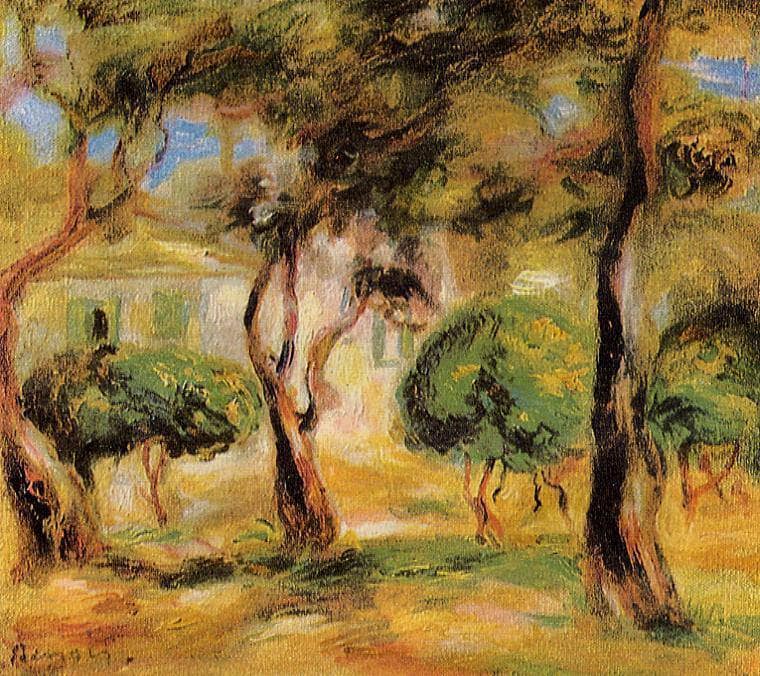 The Garden Collettes by Pierre-Auguste Renoir — Oil Painting Reproduction