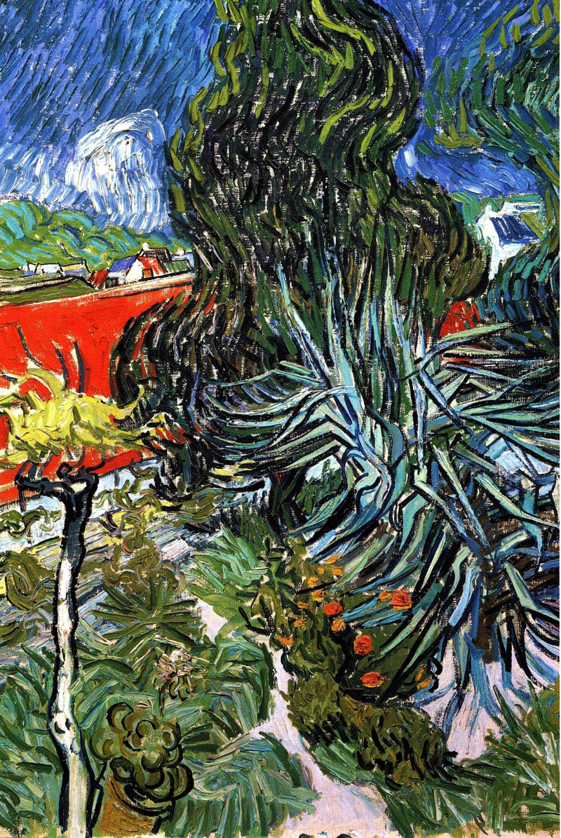 The Garden of Doctor Gachet at Auvers-sur-Oise by Vincent van Gogh — Oil Painting Reproduction