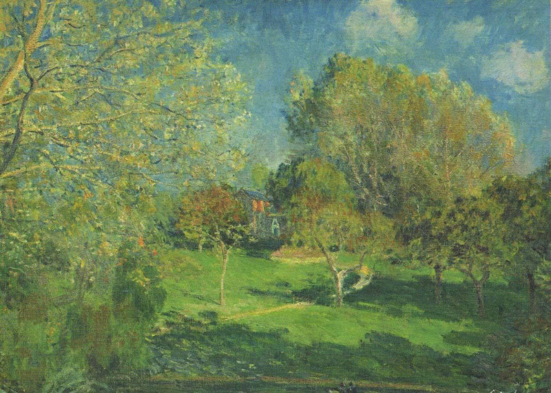 The Garden of Hoschede, Montgeron by Alfred Sisley — Oil Painting Reproduction