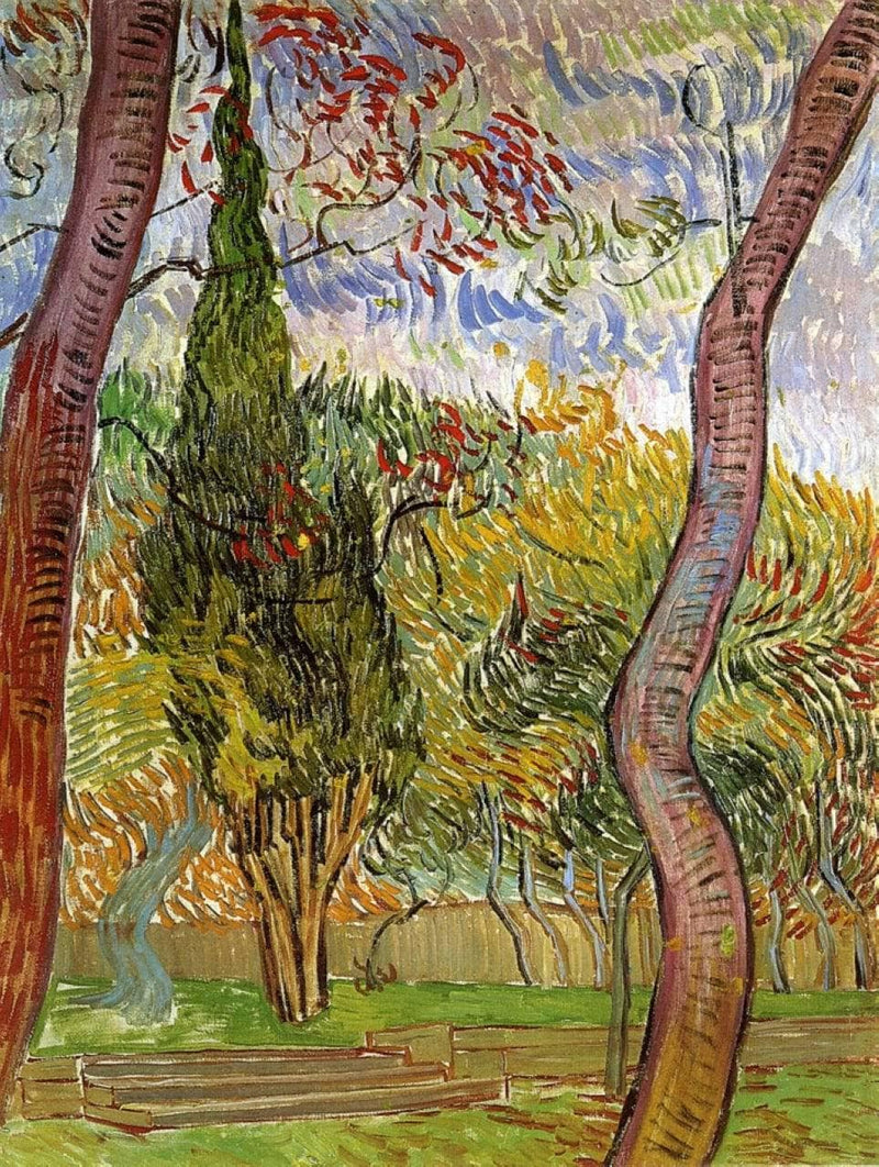 The Garden of Saint-Paul Hospital by Vincent van Gogh — Oil Painting Reproduction