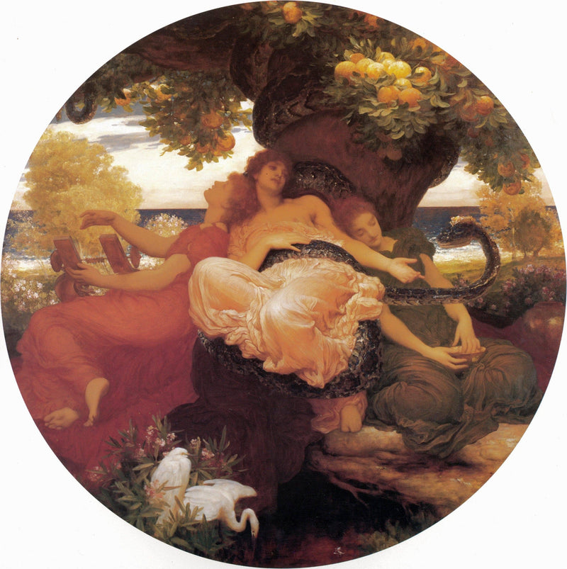 The Garden of the Hesperides by Frederic Leighton — Oil Painting Reproduction
