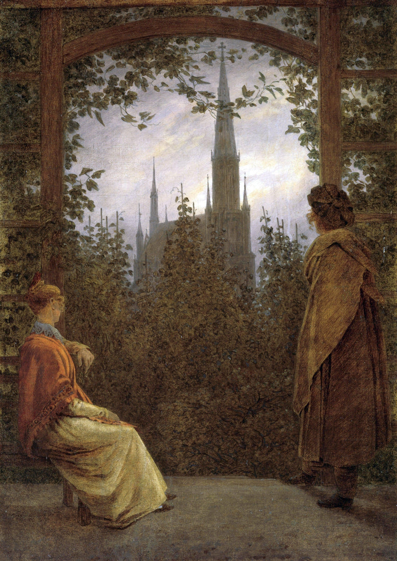 The Gazebo by Caspar David Friedrich — Oil Painting Reproduction