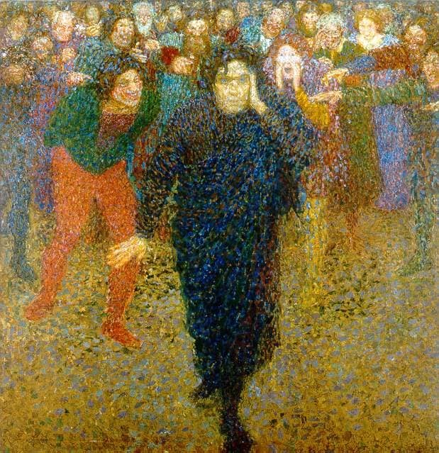The Genius and the Crowd by Yeghishe Tadevosyan — Oil Painting Reproduction