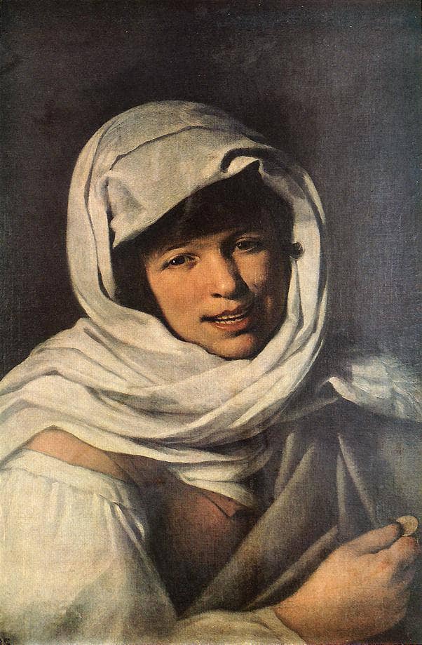 The Girl with a Coin (Girl of Galicia) by Bartolome Esteban Murillo — Oil Painting Reproduction