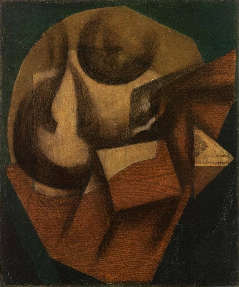 The Glass by Juan Gris — Oil Painting Reproduction