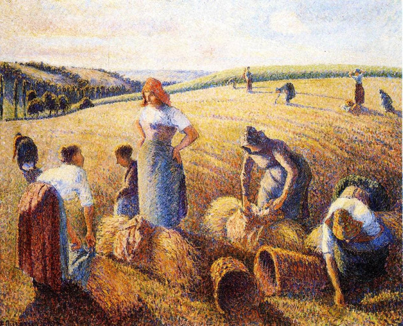 The Gleaners by Camille Pissarro — Oil Painting Reproduction