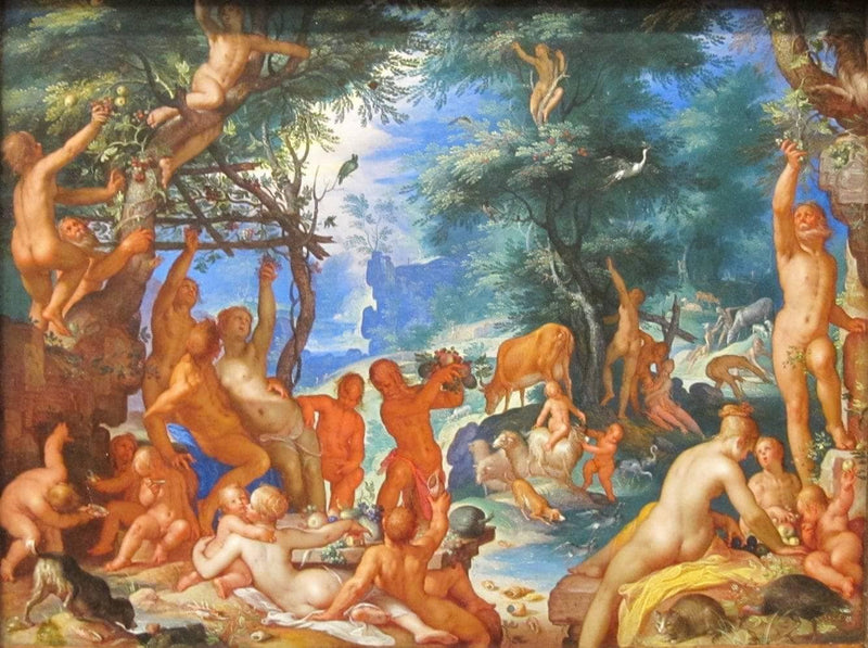 The Golden Age by Joachim Wtewael — Oil Painting Reproduction