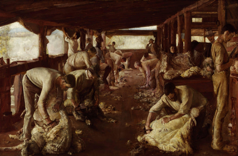 The Golden Fleece by Tom Roberts — Oil Painting Reproduction