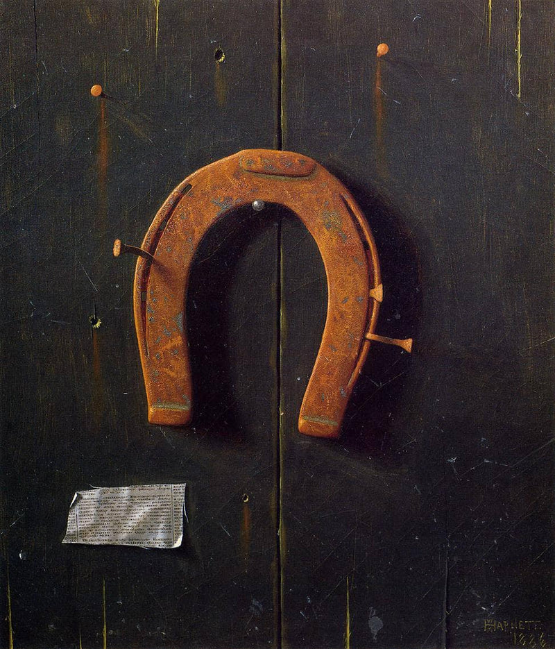 The Golden Horseshoe by William Michael Harnett — Oil Painting Reproduction