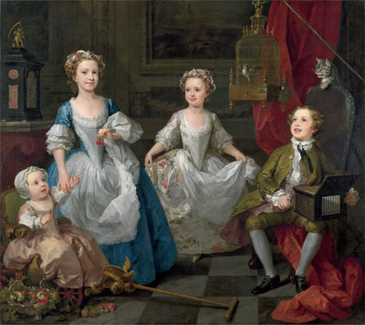 The Graham Children in entryway