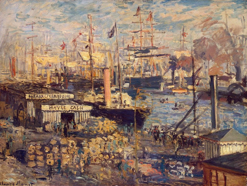 The Grand Dock at Le Havre by Claude Monet — Oil Painting Reproduction
