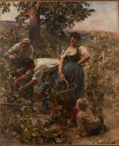 The Grape Harvest in kitchen