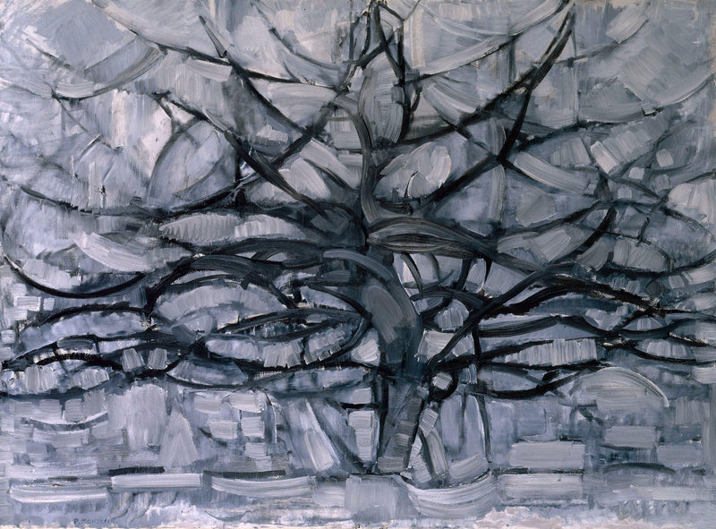 The Gray Tree by Piet Mondrian — Oil Painting Reproduction