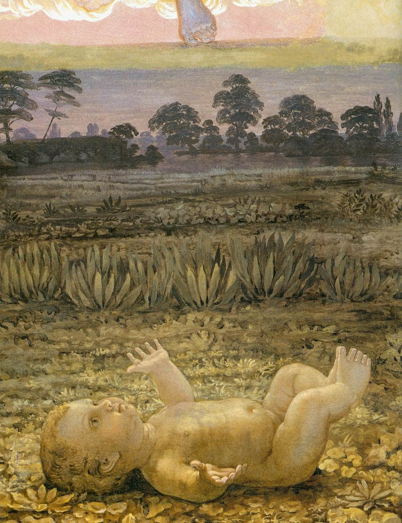 The Great Morning (detail) by Philipp Otto Runge — Oil Painting Reproduction